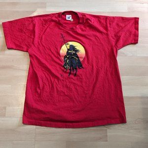 Vintage 1991 Joseph Sagutch Indigenous Warrior -T-Shirt XL